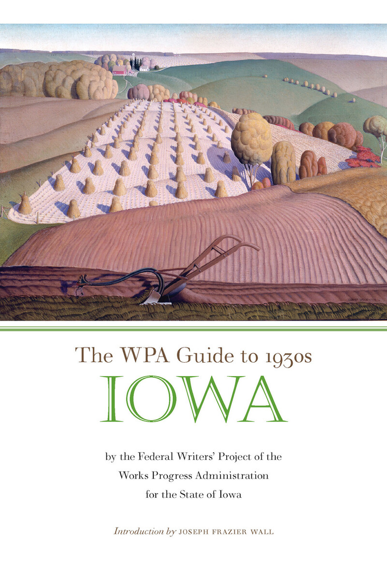 The WPA Guide to 1930s Iowa book cover