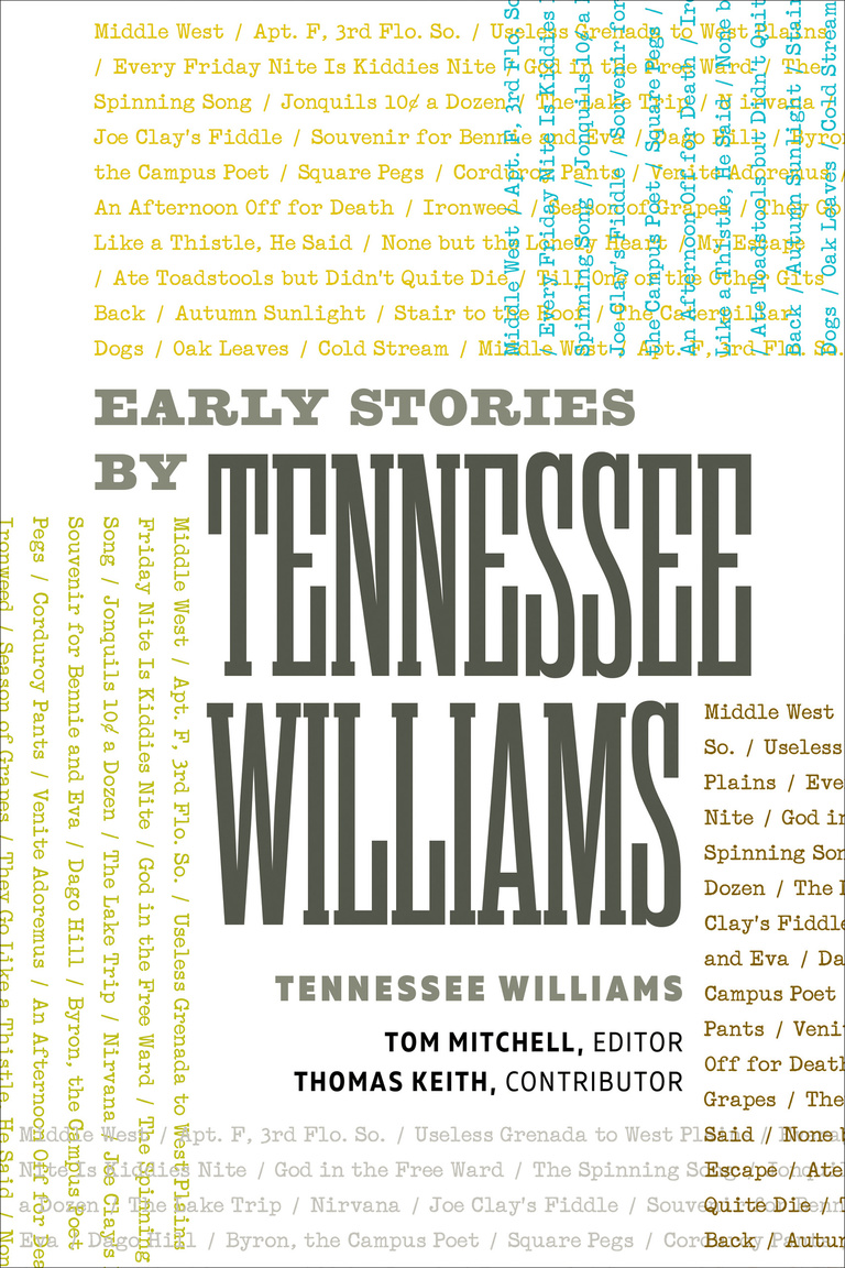 Early Stories by Tennesse Williams cover